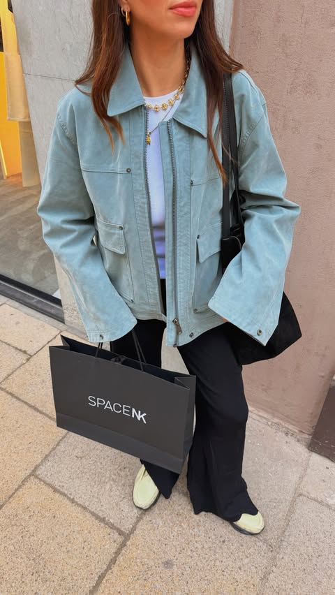 Instagram post by @franki.dammone for Space NK. Caption reads: ad Space NK has landed in York. I wonder if....