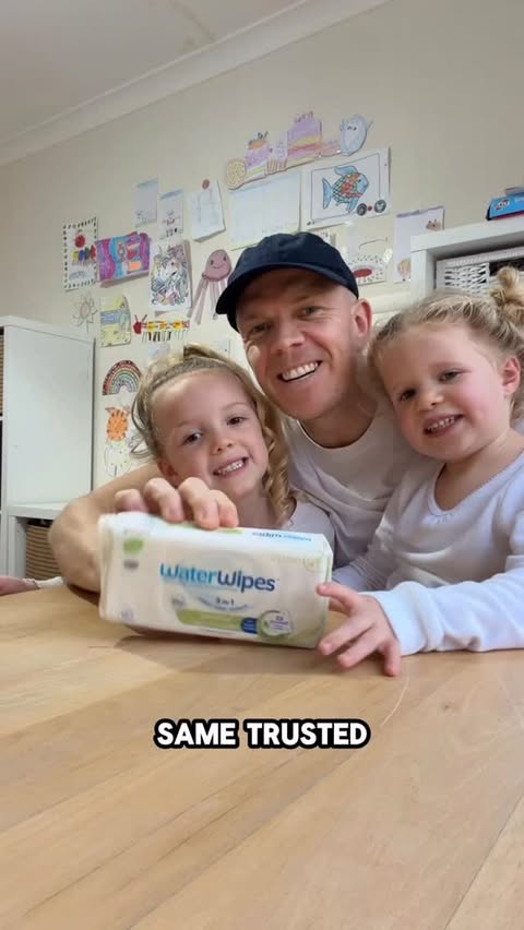 Instagram post by @dadlifewithriver for WaterWipes. Caption reads: [...] cry, right?

Well, fear not because....