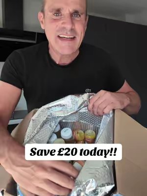 TikTok post by @davidwright85 for Nutriseed. Caption reads: [...] today! Ginger & Turmeric shots from....