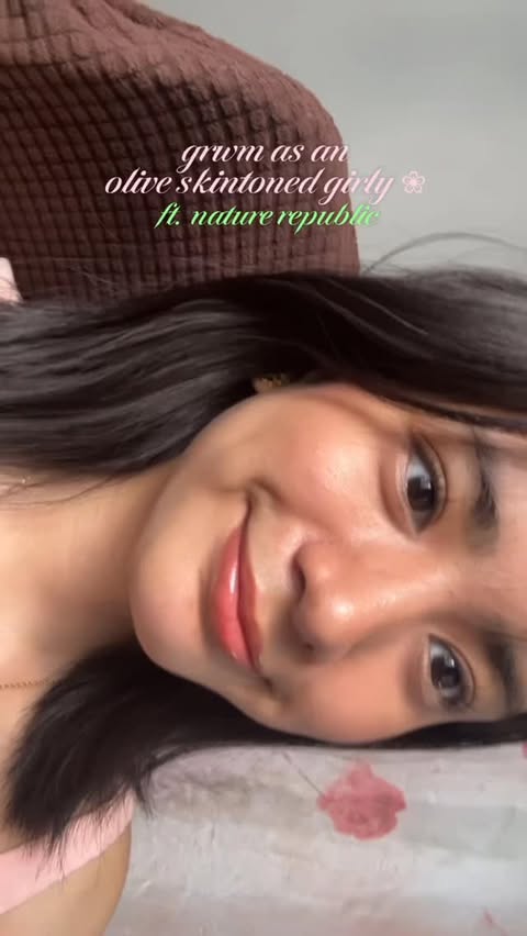 Instagram post by @mentooes for Nature Republic. Caption reads: grwm ft. @naturerepublicph 🙈💚 #NatureRepublicPH....