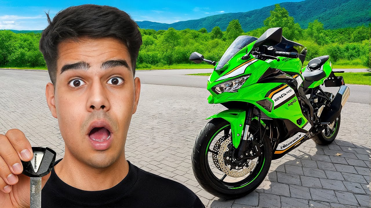 YouTube post by @S1KExD for Mobilfox. Caption reads: I Bought My Motorcycle (YouTubers' Reaction +....