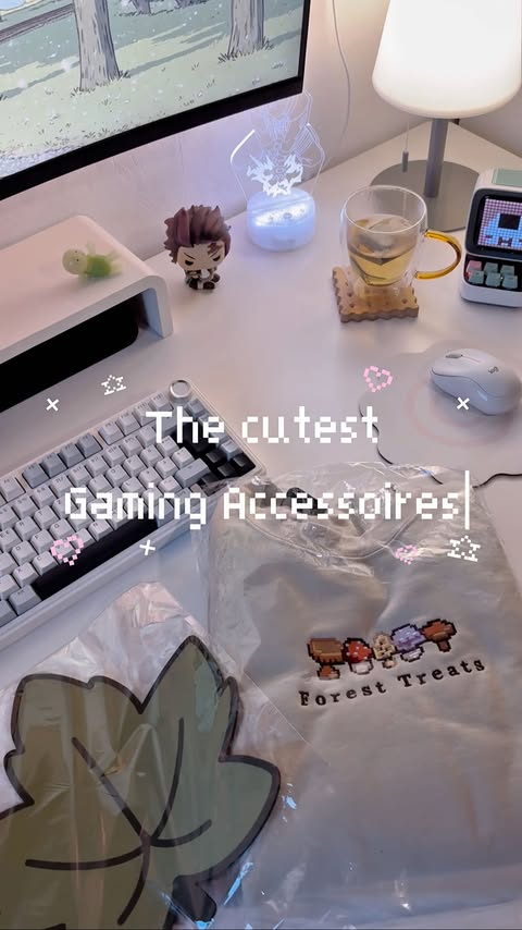 Instagram post by @cozy.bymi for Petimint. Caption reads: [...] cute little gaming accessories from petimint....