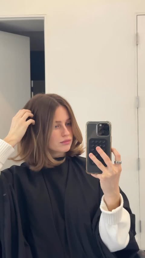 Instagram post by @christiinelizabeth for Aveda. Caption reads: [...] color for Summer thanks to my local @Aveda....