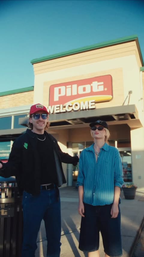 Instagram post by @thenationalparksband for Pilot Flying J. Caption reads: [...] have always been our thing and @pilotflyingj....