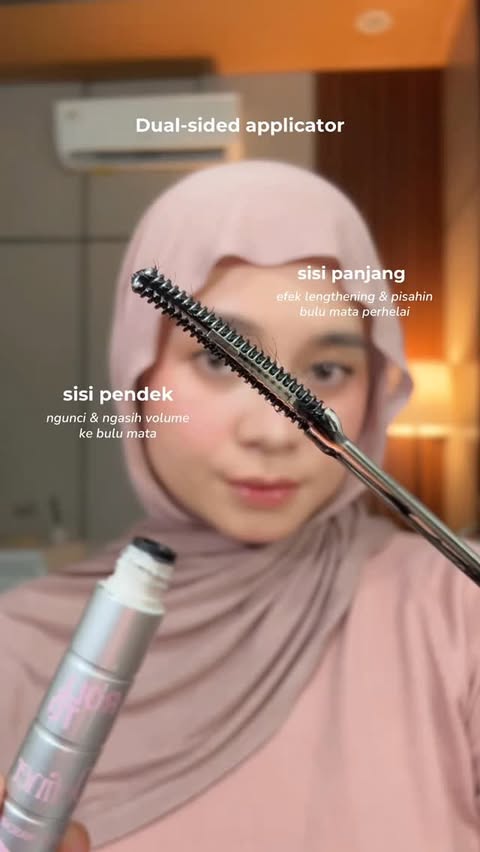 Instagram post by @fellamaheen for Barenbliss. Caption reads: — iron mascara ter-GONG versi aku nih! versi....