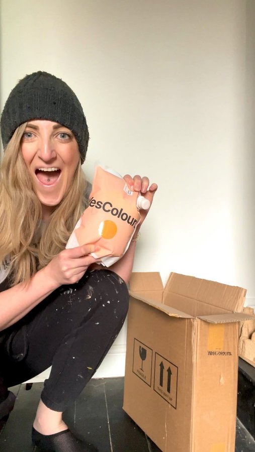 Instagram post by @sweethomeketteringa for YesColours. Caption reads: In true @sweethomeketteringa style… I decided to....