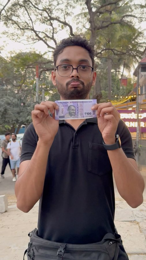 Instagram post by @justkirankumar for OneCard. Caption reads: [...] you spend your 100? 👀👇
.
We used the....