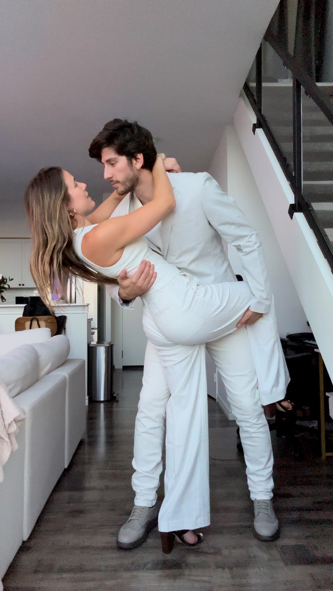 Instagram post by @3danil0d for American Tall. Caption reads: At 6’8” and 5’11”, finding clothes that fit BOTH....