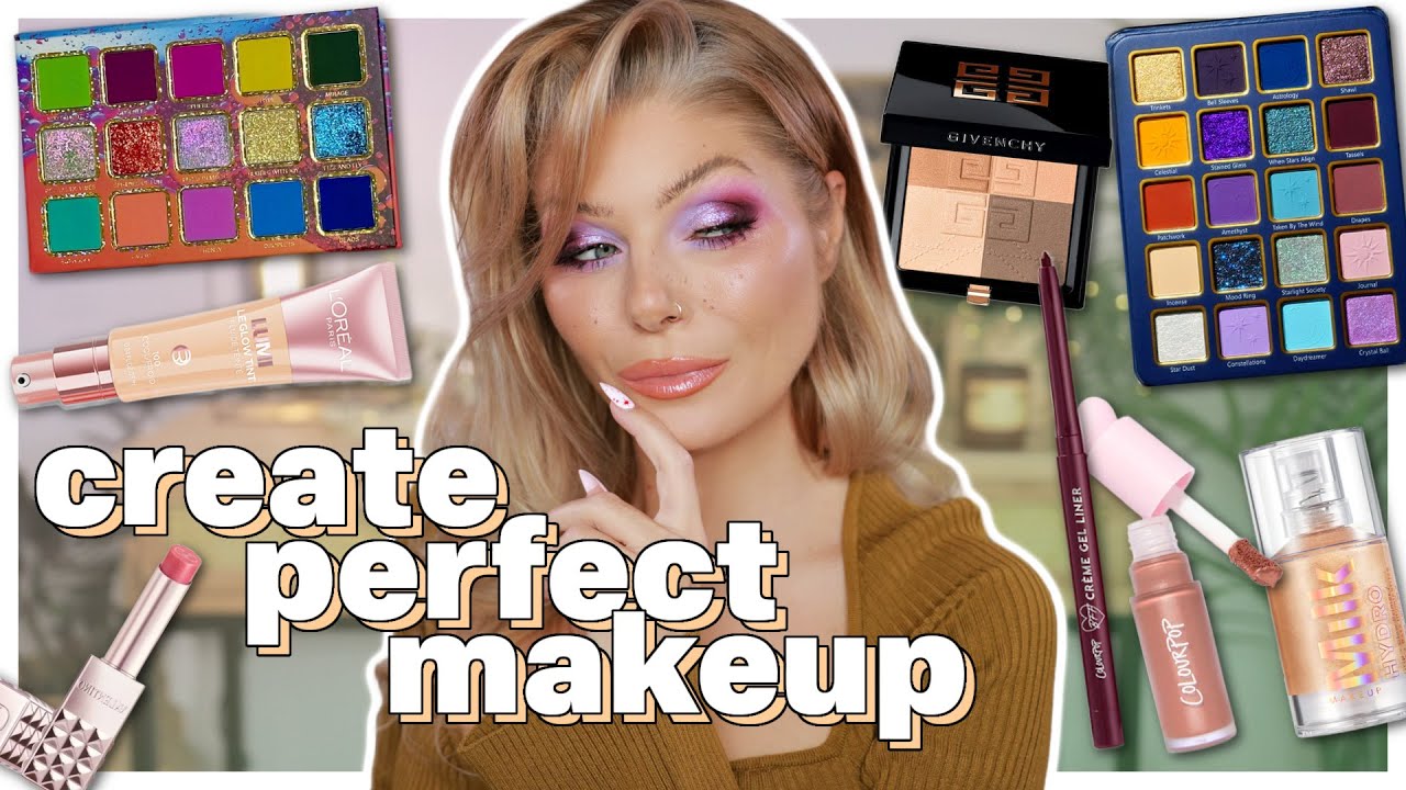 YouTube post by @AngelicaNyqvist for Adept Cosmetics. Caption reads: Let Me Show You The BEST Makeup Of 2025 IN ACTION....