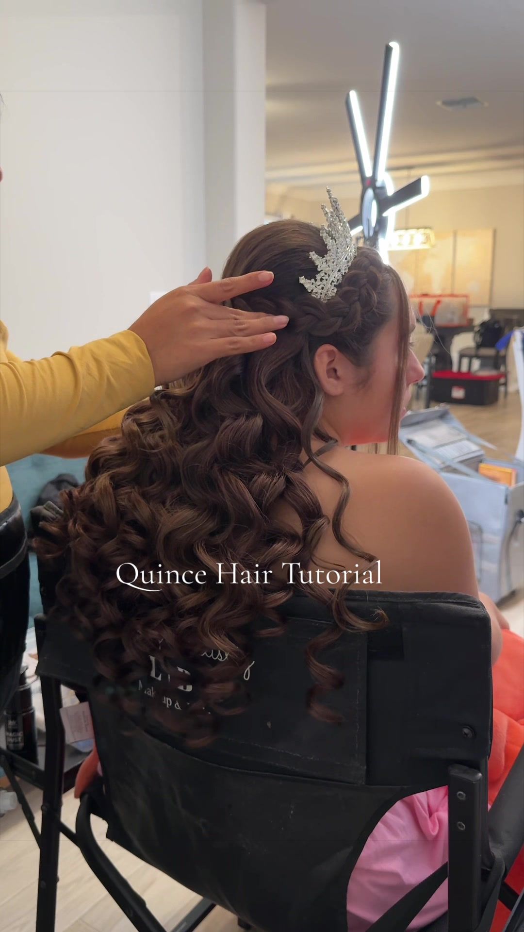 TikTok post by @beautyartistry_lb for Googoo Hair. Caption reads: Princess Hairstyle with braids using....