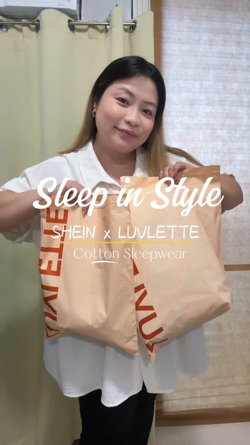 Instagram post by @fun_fearless_beauty for LUVLETTE. Caption reads: Sleeping in style and comfort? Yes please....
