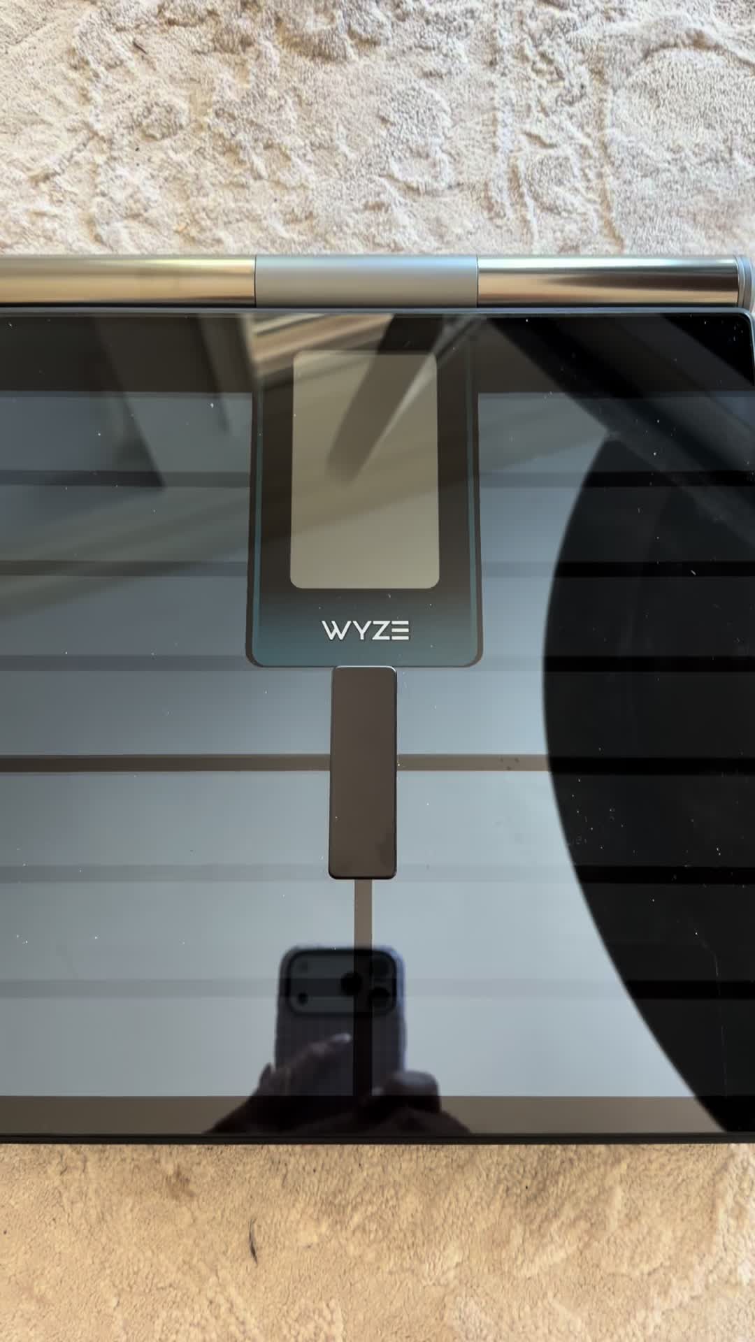 TikTok post by @shellbelle167 for Wyze. Caption reads: Wyze scale ultra body composition get your body....