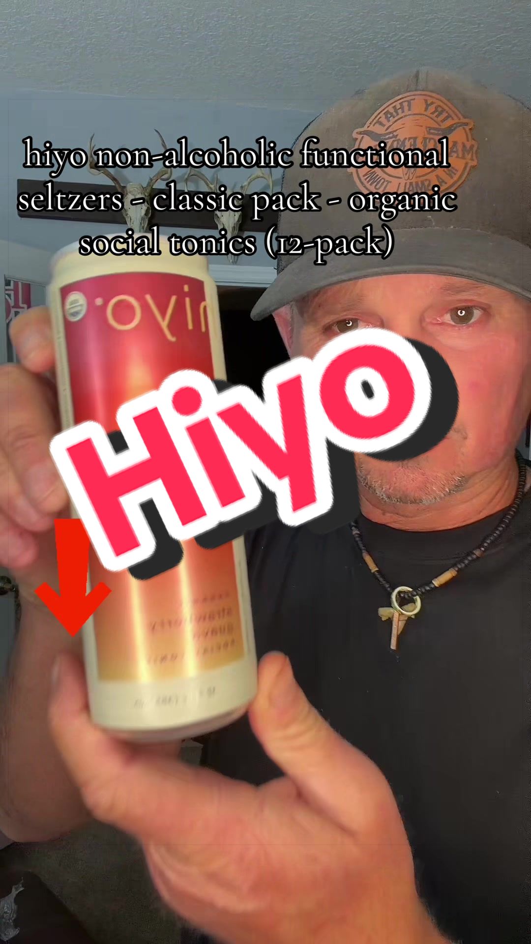 TikTok post by @paul.rich33 for hiyo. Caption reads: hiyo non-alcoholic functional seltzers - [...].