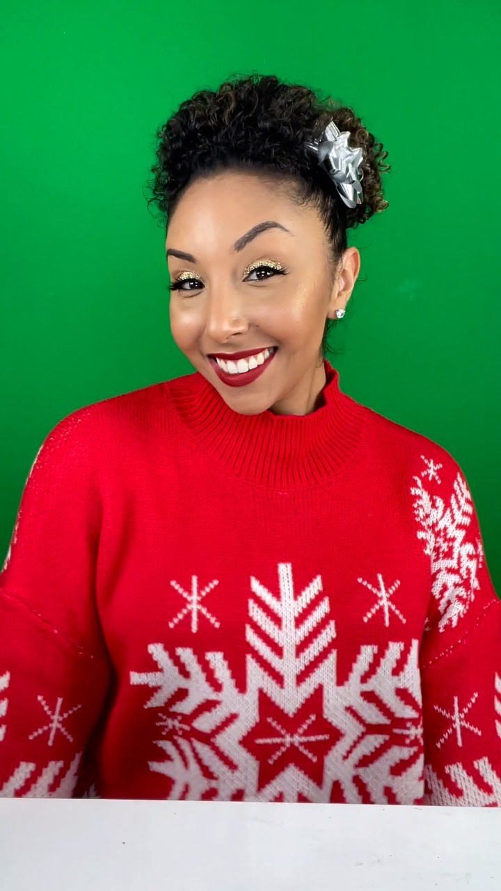 Instagram post by @mzbiancarenee for Not Your Mother's. Caption reads: Day 2 of Bianca’s 6 Day’s Of Christmas!! #ad....