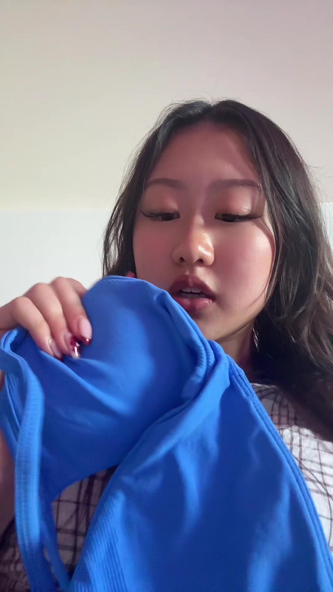 TikTok post by @asmrbeamyt for AliExpress. Caption reads: love these activewear pieces 😆😆 @AliExpress....