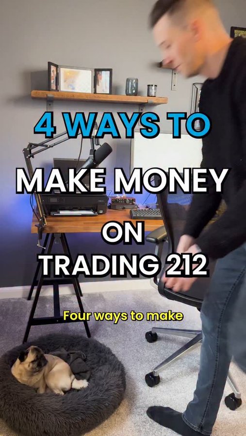 Instagram post by @themoneystocker for Trading 212. Caption reads: A beginners guide to Trading212! Here are four....