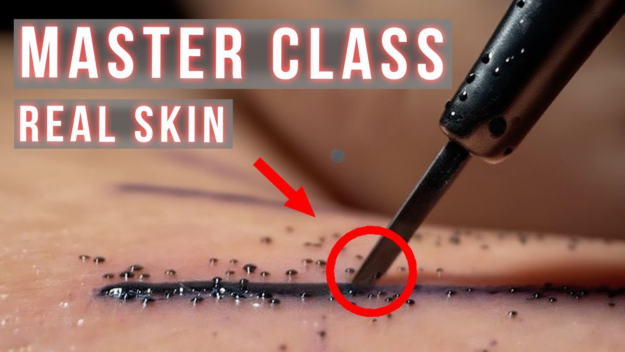 YouTube post by @Fani_Meherzi_Tattoo for Dragonhawk Official. Caption reads: The Ultimate Real Skin Tattoo Guide – All You Need....