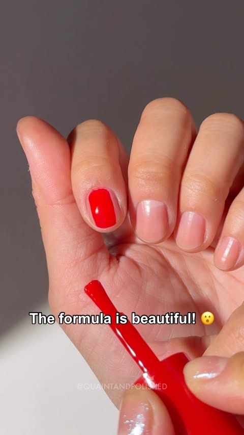 Instagram post by @quaintandpolished for L.A. Girl Cosmetics. Caption reads: Trying @lagirlcosmetics polish for the first time!....