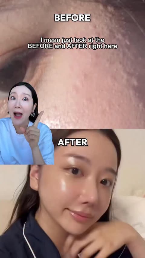 Instagram post by @euniunni for HEVEBLUE. Caption reads: 👀 BEFORE → AFTER is CRAZY!! The CEO of....