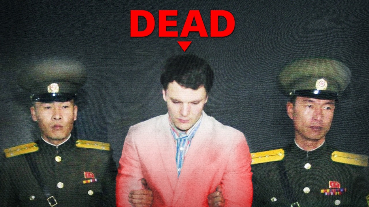 YouTube post by @fern-tv for Brilliant.org. Caption reads: Why Otto Warmbier Didn't Survive North Korea.