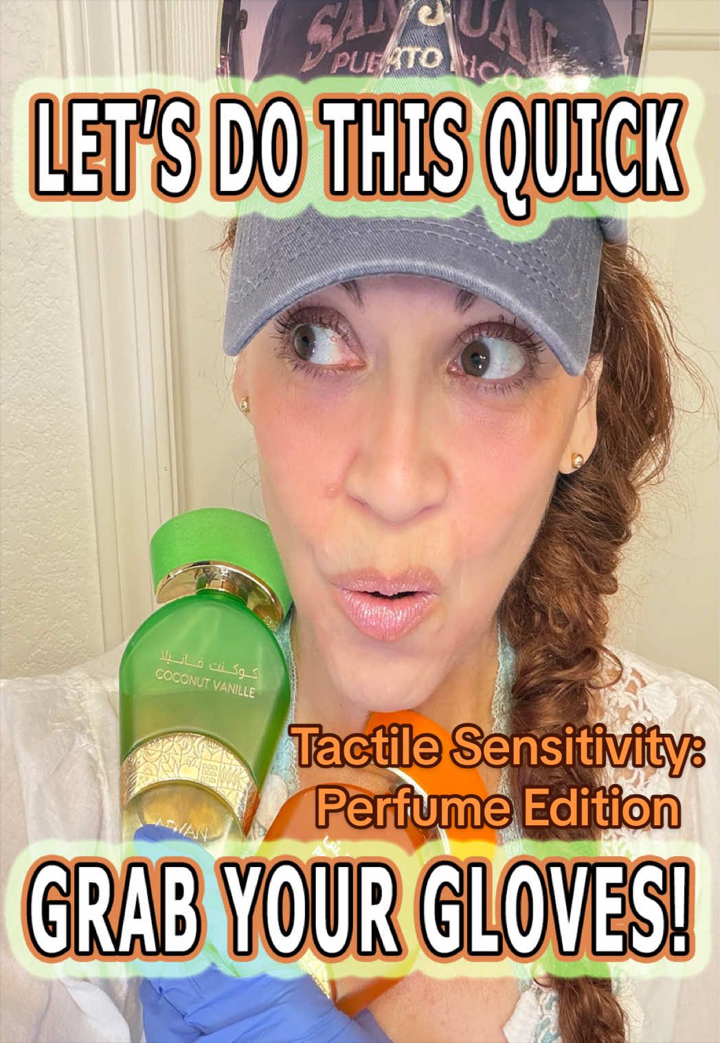 TikTok post by an influencer for American Seair Imports Inc.. Caption reads: When it comes to perfume we think of the nose as....
