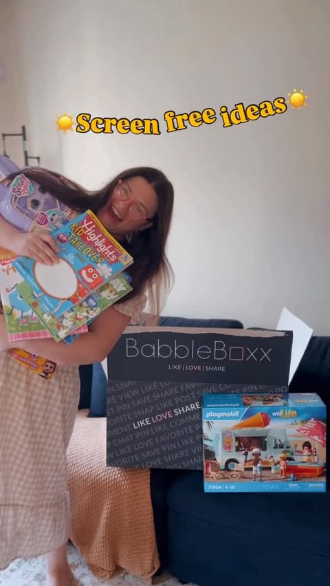 Instagram post by @angielambert15 for BabbleBoxx. Caption reads: [...] of the best spring gift ideas from....