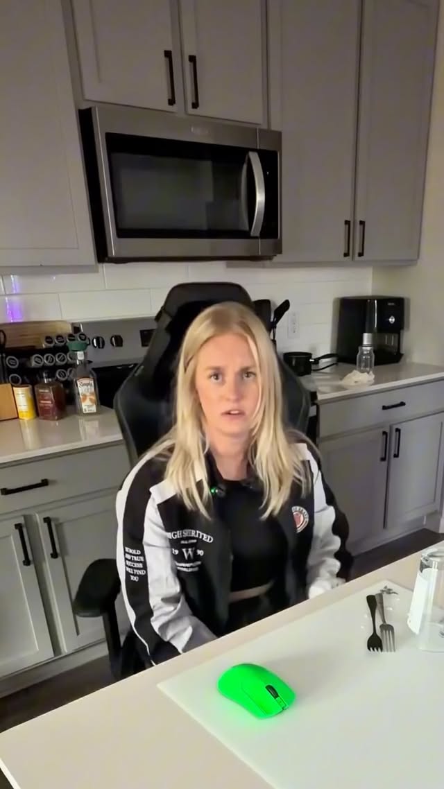 Instagram post by @steffyevans for Razer. Caption reads: I am a little confused @razer as to why it has a....