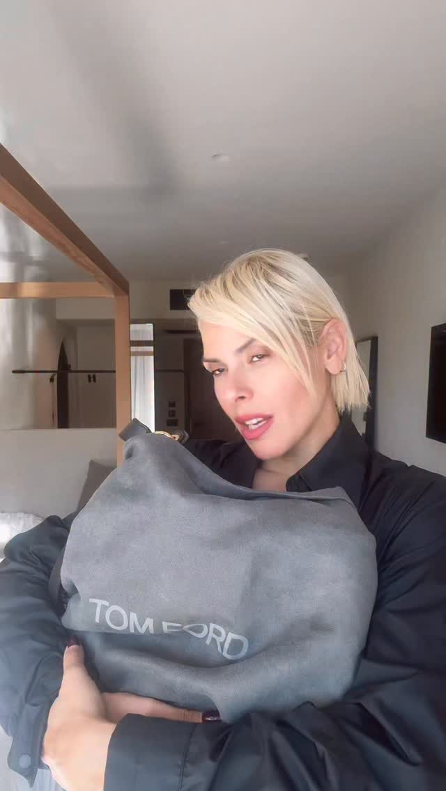 Instagram post by @elenagalifa for TOM FORD. Caption reads: How could I say no to this? @tomford 

#fy....