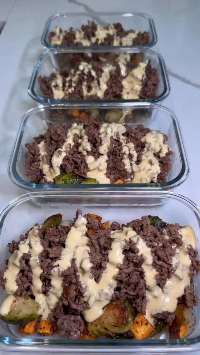 Instagram post by @drmattcooks for Blues Hog. Caption reads: Beef and Sweet Potato Harvest Bowls 🥩🍠🌱....