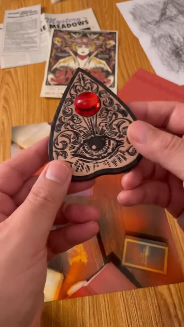 Instagram post by @tiktokboardgames for What Do You Meme. Caption reads: Hunt a killer has a new haunting puzzle in....