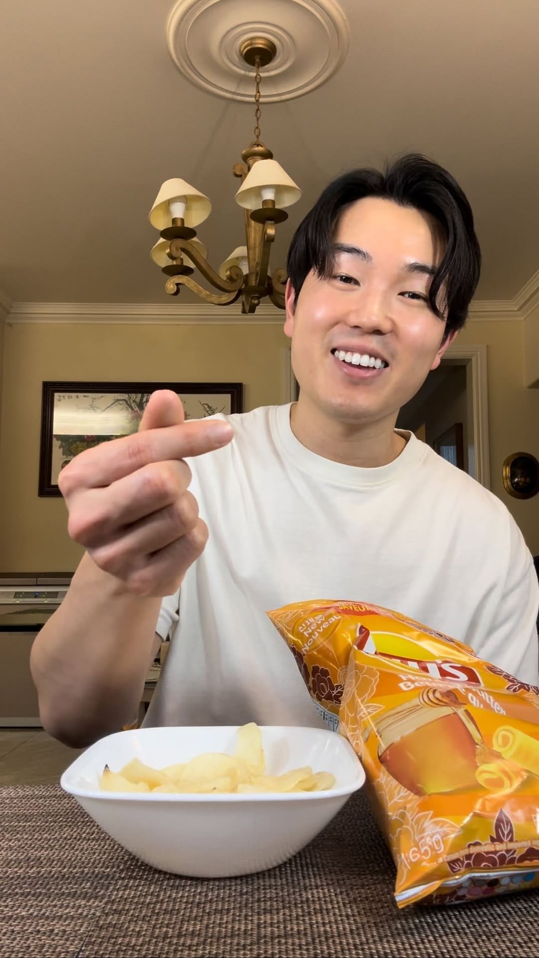 Instagram post by @jamesbok for Lay's. Caption reads: The most anticipated chip launch of the....