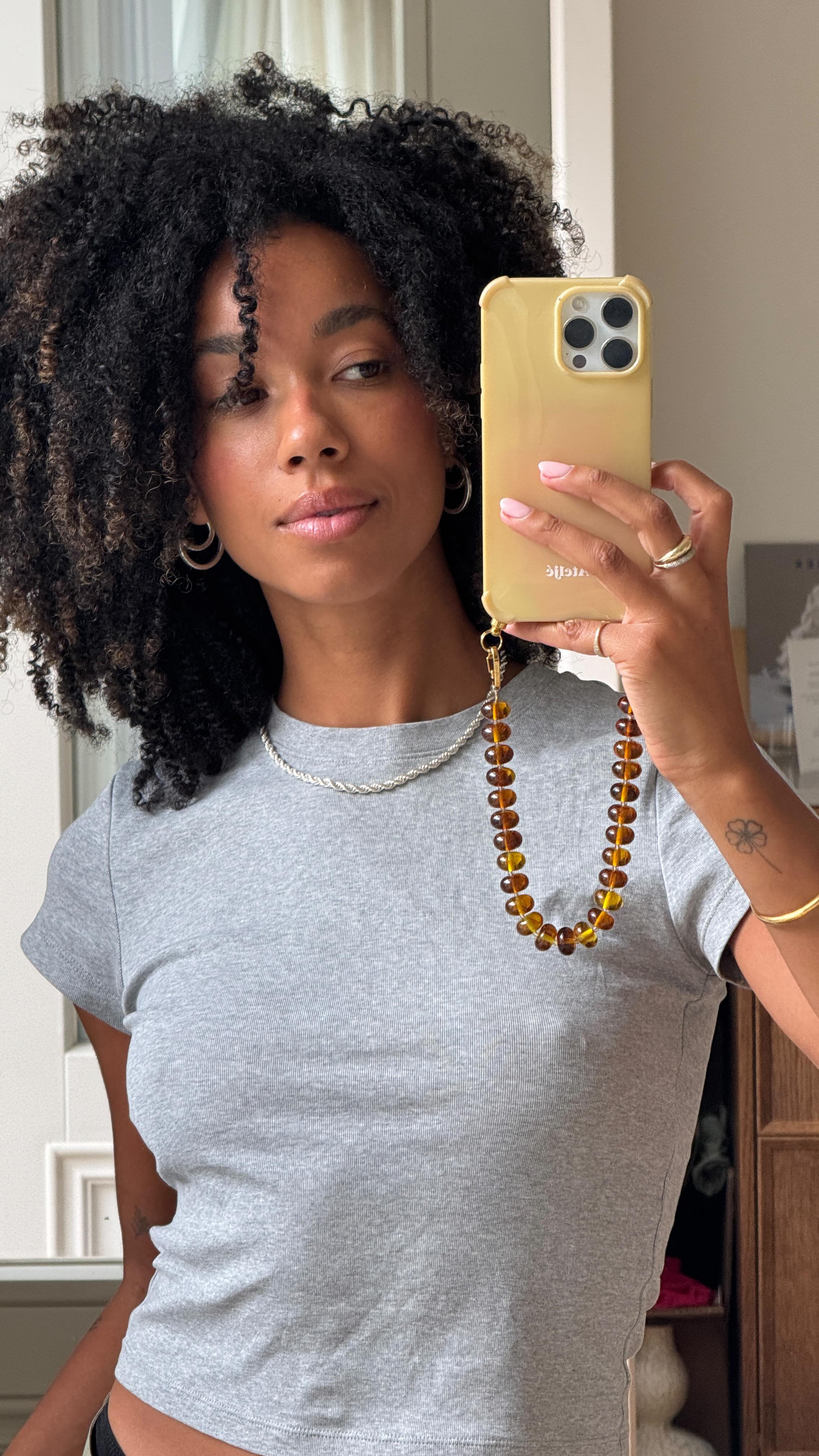 Instagram post by @amaka.hamelijnck for John Frieda. Caption reads: nothing like that first wash and go after taking....