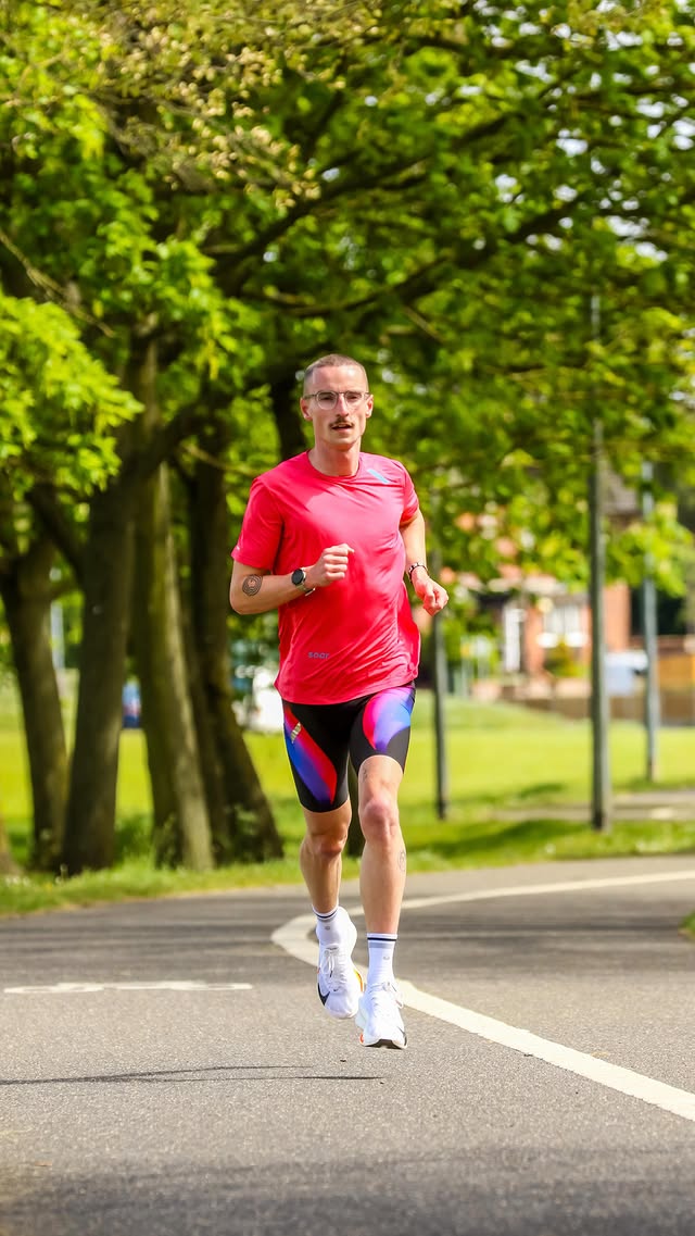 Instagram post by @ben_is_running for SOAR Running. Caption reads: [...] #instarunners #ben_is_running #soarrunning....