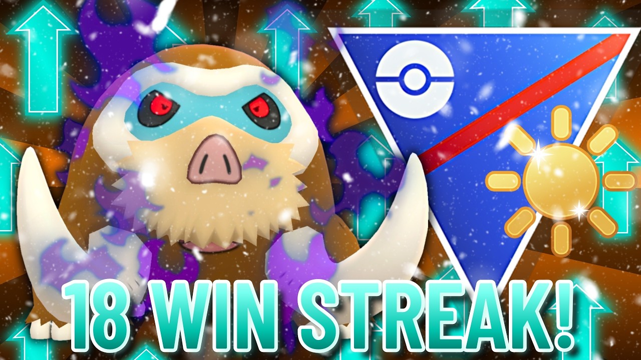 YouTube post by @CallumOnToast for G FUEL. Caption reads: 18 GAME WIN-STREAK WITH *BUFFED* DOUBLE SWINE....