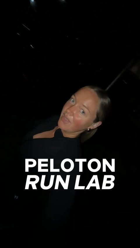 Instagram post by @lilyturtonn for Peloton. Caption reads: #ad Spent Global Running Day at the @onepeloton....