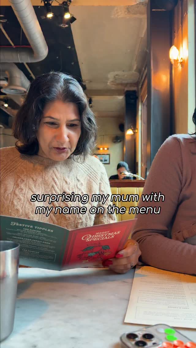 Instagram post by @dishoompermitroom for Dishoom. Caption reads: I am so excited to announce my Dishoom festive....