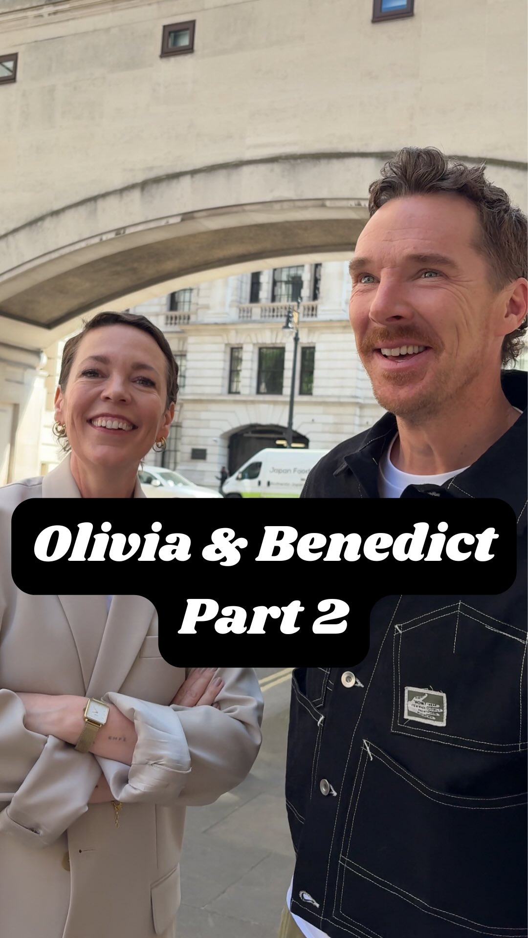 Instagram post by @meetcutesldn for Searchlight Pictures. Caption reads: So many Olivia & Benedict fans out there, we had....