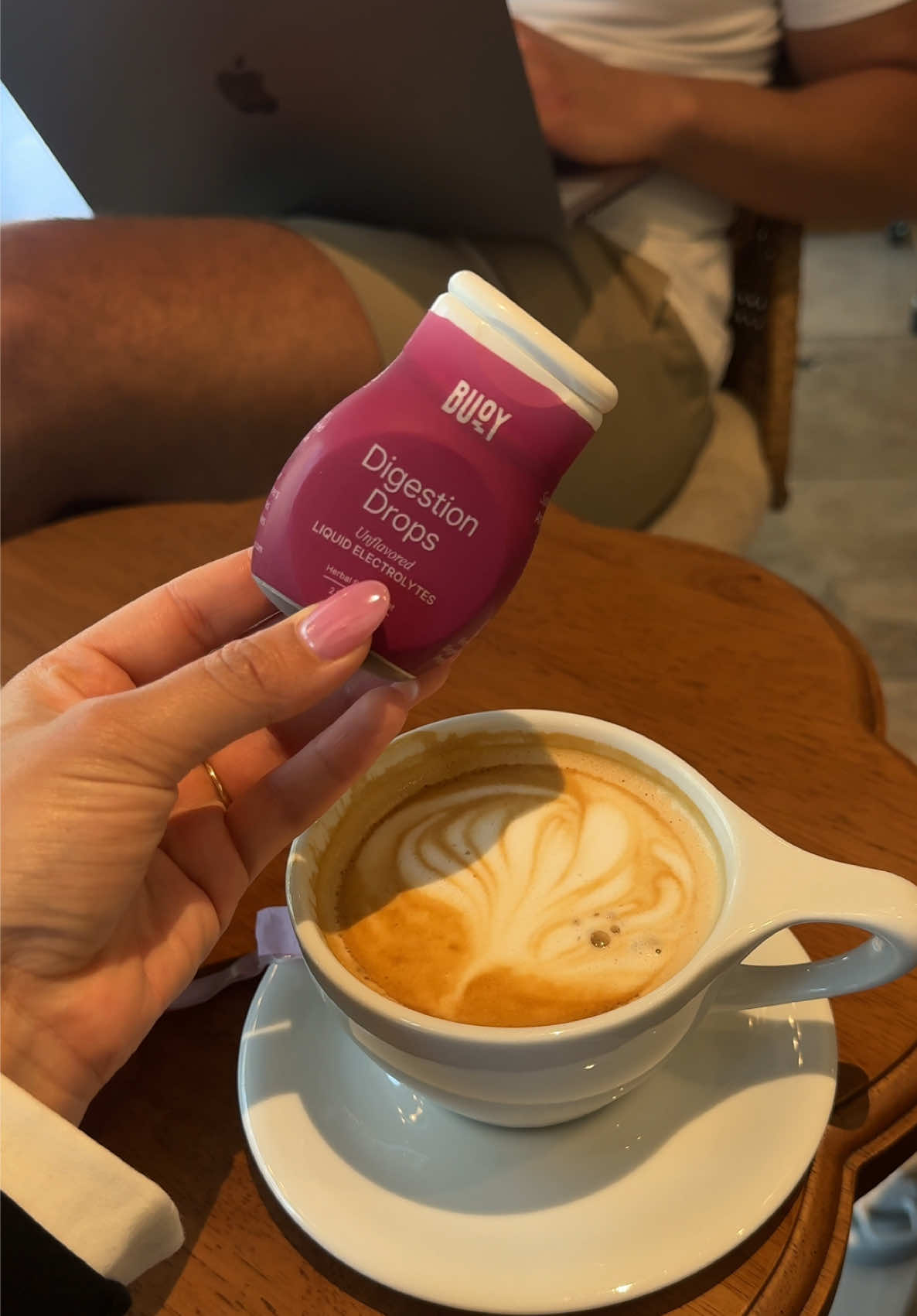 TikTok post by @noora.dulaimii for Buoy. Caption reads: adding this to my daily routine #buoypartner @Buoy....
