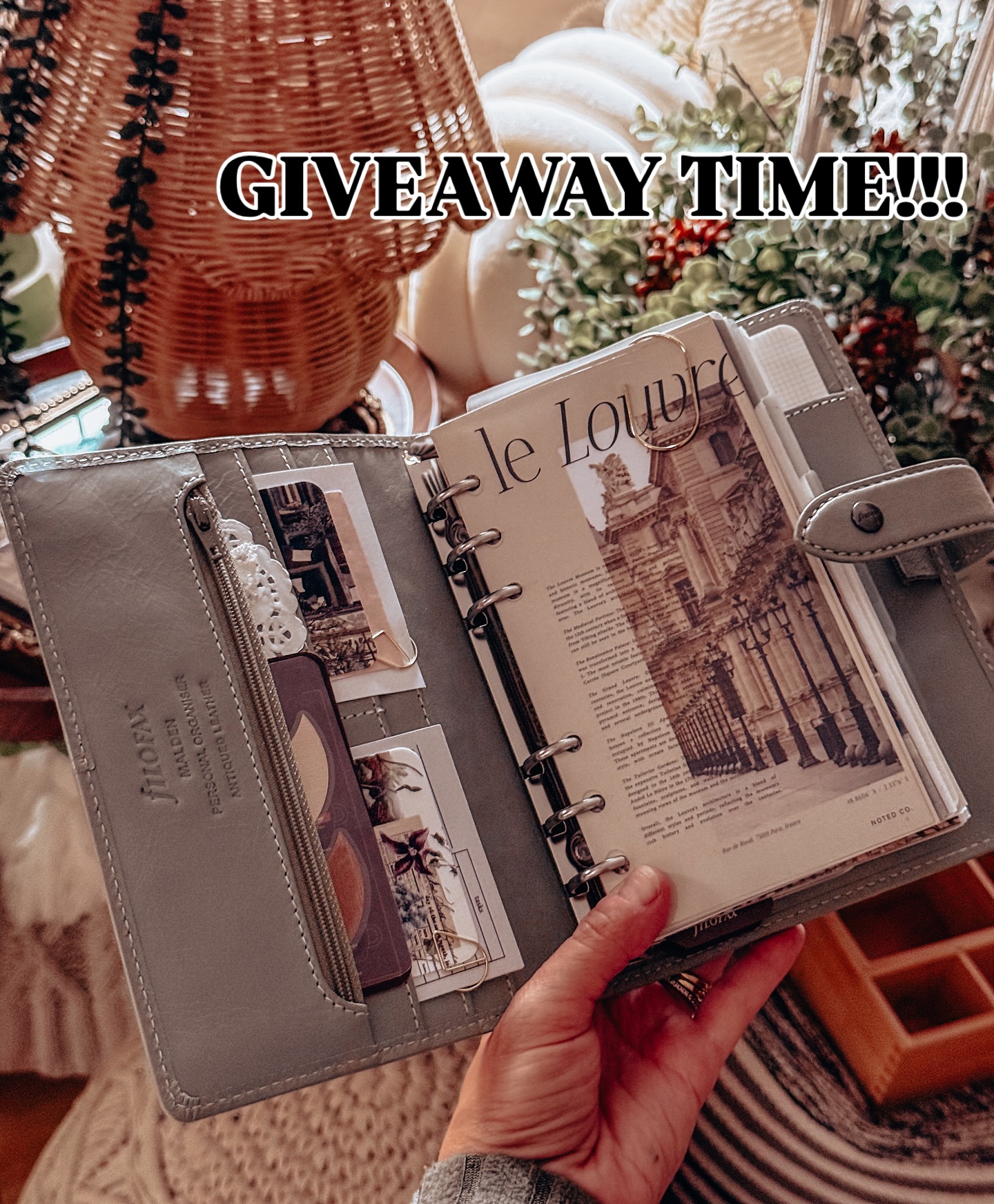 Instagram post by @filoplanner for Filofax. Caption reads: Congratulations to @solmazbookclub!!! CLOSED!!!....