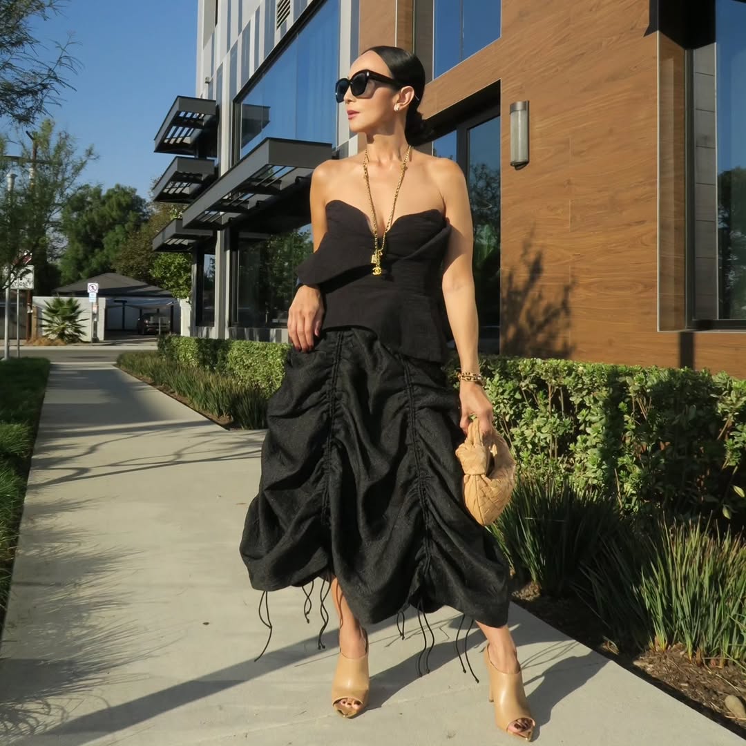 Instagram post by @msbellastyle for renttherunway. Caption reads: Life's too short to wear boring clothes.....