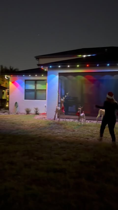 Instagram post by @fig_ol_life for Lepro. Caption reads: I decorated my home and backyard with Lepro’s E1....