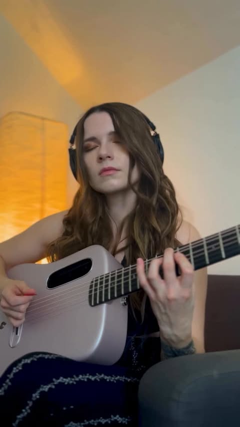 Instagram post by @elizabethcannonmusic for LAVA MUSIC. Caption reads: Took the LAVA ME 4 for a spin and made a pretty....