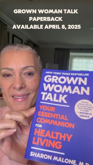 Instagram post by @smalonemd for Crown Publishing. Caption reads: ✨ It's official! The paperback edition of Grown....