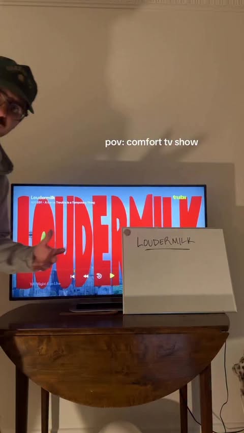 Instagram post by @gabepietrafesa for Tubi. Caption reads: [...] that way. stream loudermilk on @tubi....