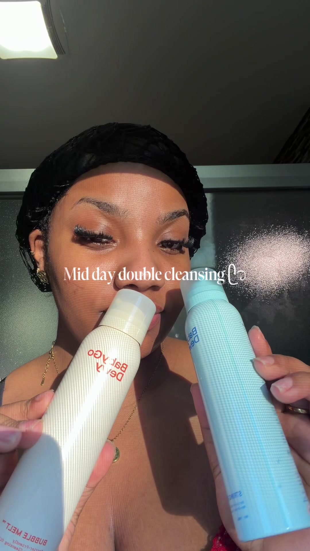 TikTok post by an influencer for Babygodewy Beauty. Caption reads: @babygodewybeauty I love this bundle 🥰the [...].