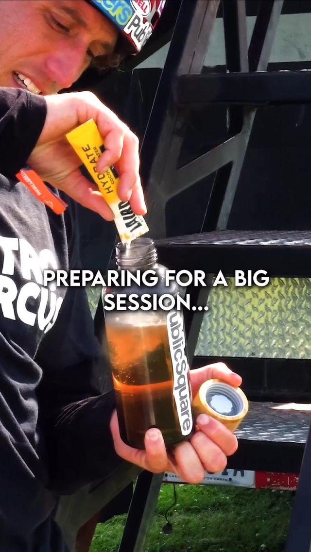 Instagram post by @beaverfleming for Laird Superfood. Caption reads: [...] yall in on my pre show warm up!....