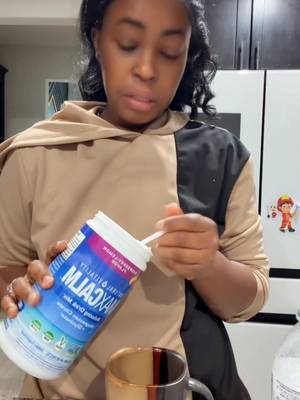 TikTok post by @bethandbaabasmom for Natural Vitality®. Caption reads: [...] #fypシ゚viral #fypツ @NaturalVitalityCalm.