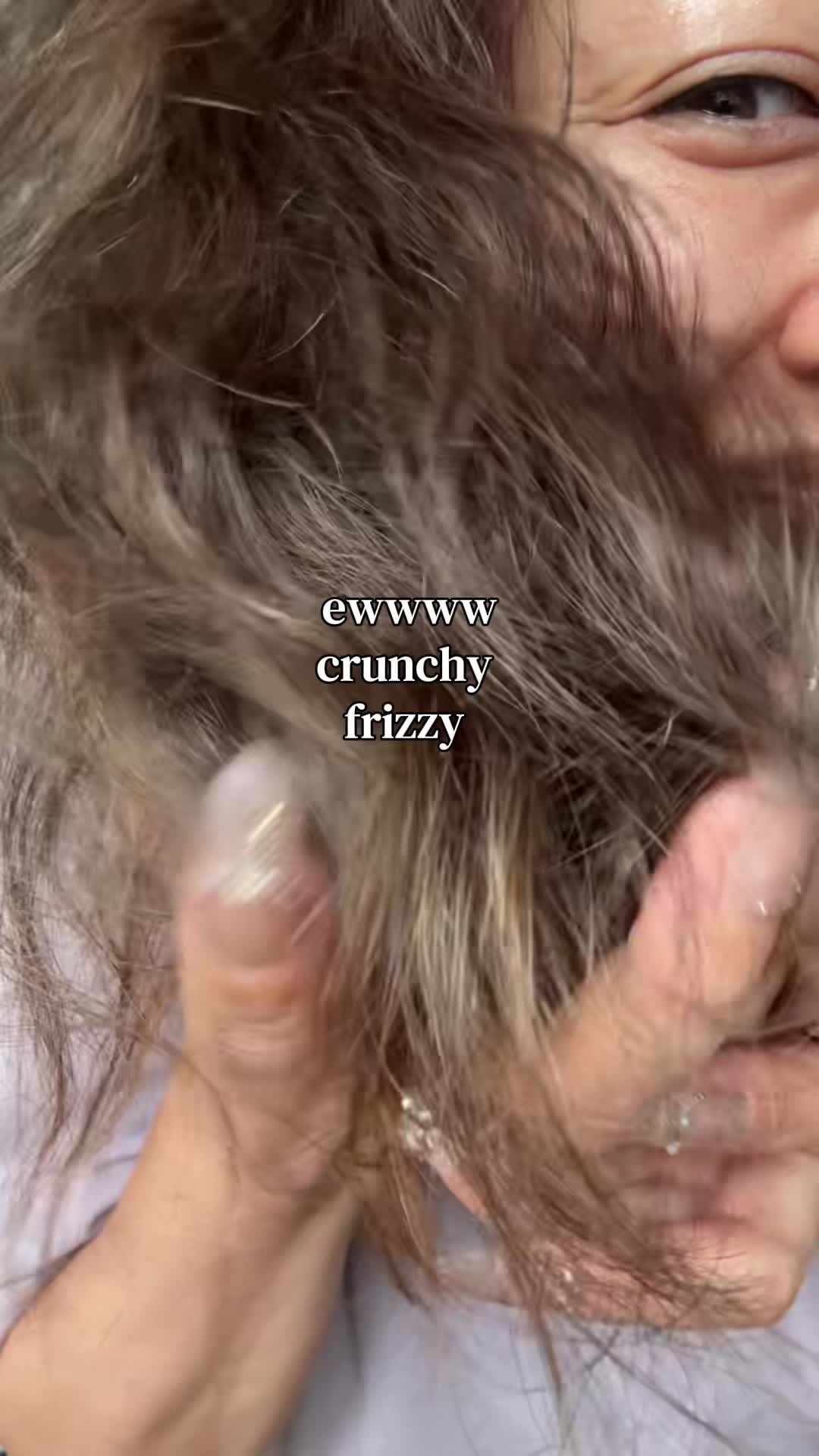 TikTok post by @shinewithtoya for Mise En Scene. Caption reads: [...] here! My holy grail for my hair!....