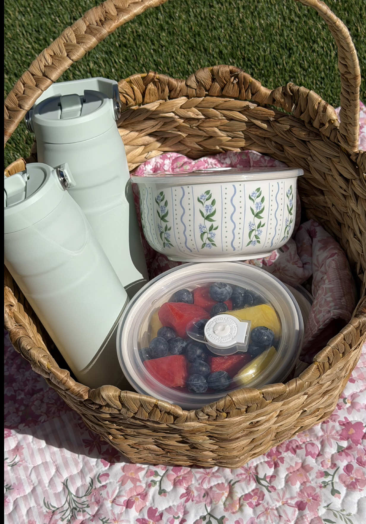 TikTok post by @kristinaquintana for Ross Dress for Less. Caption reads: #ad @Ross Dress for Less making my picnic dreams....
