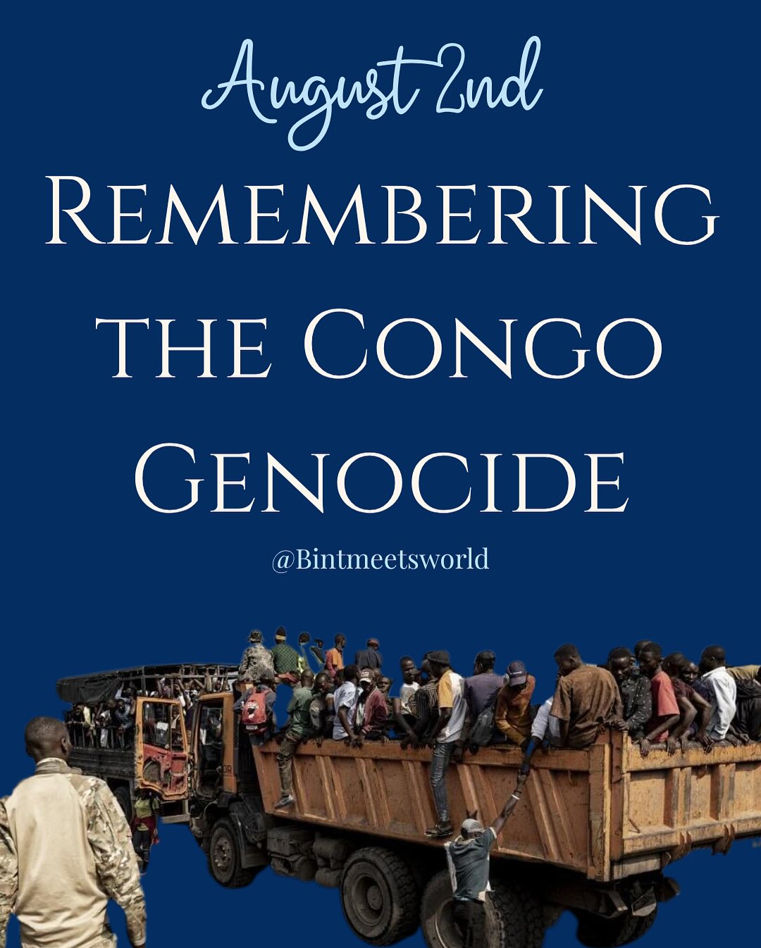Instagram post by @mwasi_ya_rd.congo for Goodreads. Caption reads: This is not history, it’s happening right now.....